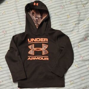 Under Armour Orange and Green Sweatshirt Hoodie